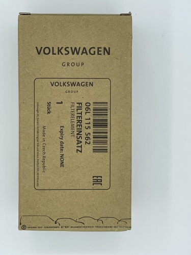 06L115562 Масляный фильтр VAG: AUDI VW SKODA SEAT